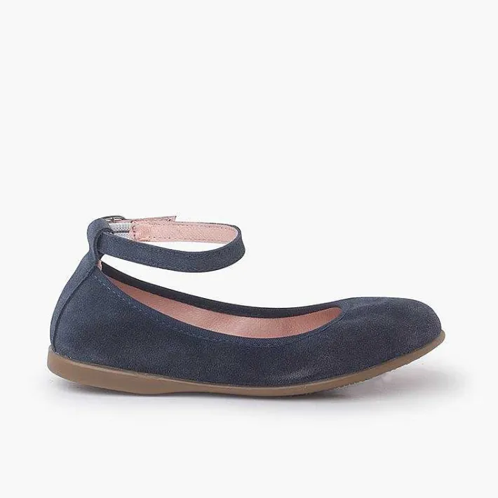 Bailarinas<Pisamonas Bailarinas Flexibles Serraje Con Pulsera