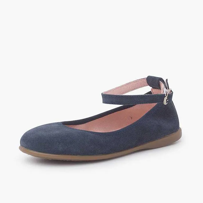 Bailarinas<Pisamonas Bailarinas Flexibles Serraje Con Pulsera