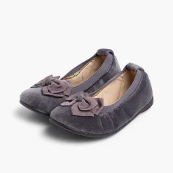 Bailarinas<Pisamonas Bailarinas Niña Elastico Manoletina Terciopelo Lazo