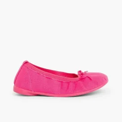 Bailarinas<Pisamonas Bailarinas Niña Elastico Manoletina Tela Lazo