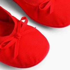 Bailarinas<Pisamonas Bailarinas Niña Elastico Manoletina Tela Lazo
