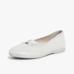 Zapatos Comunión<Pisamonas Bailarinas Niña Estilo Ballet Con Acabado Brillo