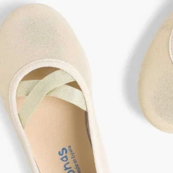 Zapatos Comunión<Pisamonas Bailarinas Niña Estilo Ballet Con Acabado Brillo