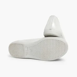 Zapatos Comunión<Pisamonas Bailarinas Niña Estilo Ballet Con Acabado Brillo