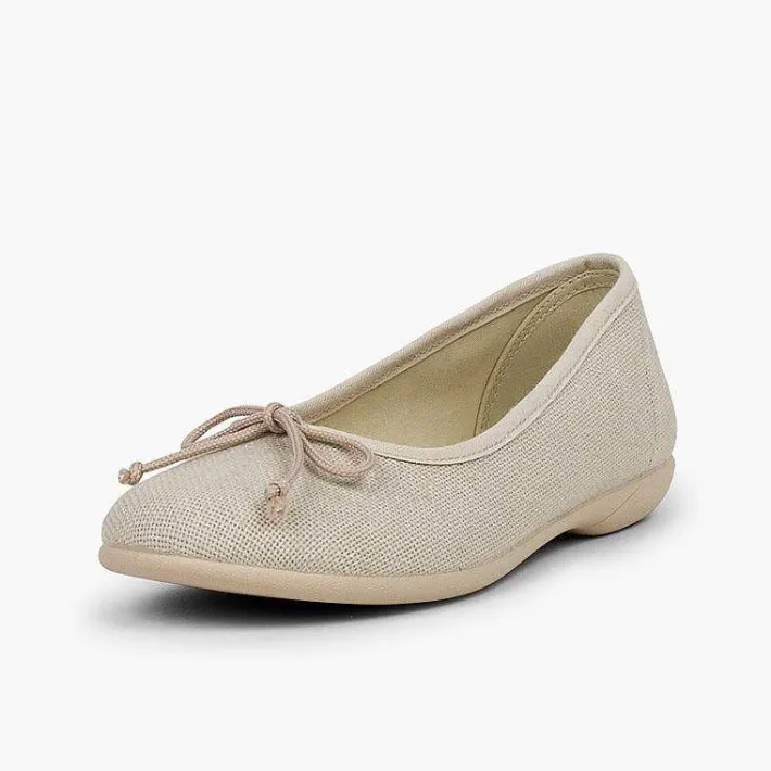Bailarinas<Pisamonas Bailarinas Niña Lino Comunión