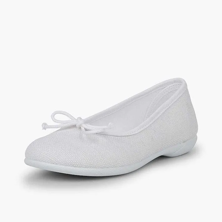 Bailarinas<Pisamonas Bailarinas Niña Lino Comunión