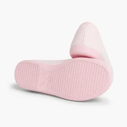Zapatos Comunión<Pisamonas Bailarinas Niña Lona Cinta Cruzada Tipo Ballet