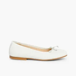 Zapatos Comunión<Pisamonas Bailarinas Niña Piel Manoletinas Comuniónes