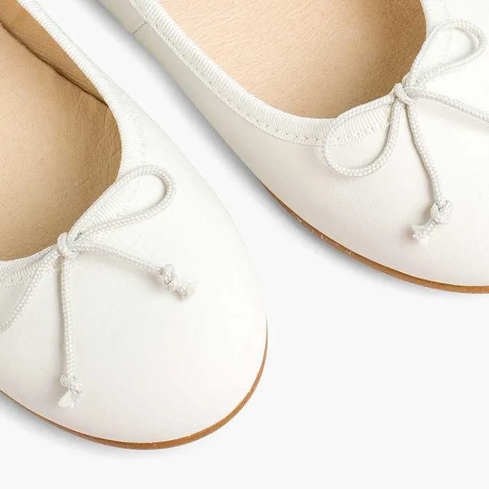Zapatos Comunión<Pisamonas Bailarinas Niña Piel Manoletinas Comuniónes