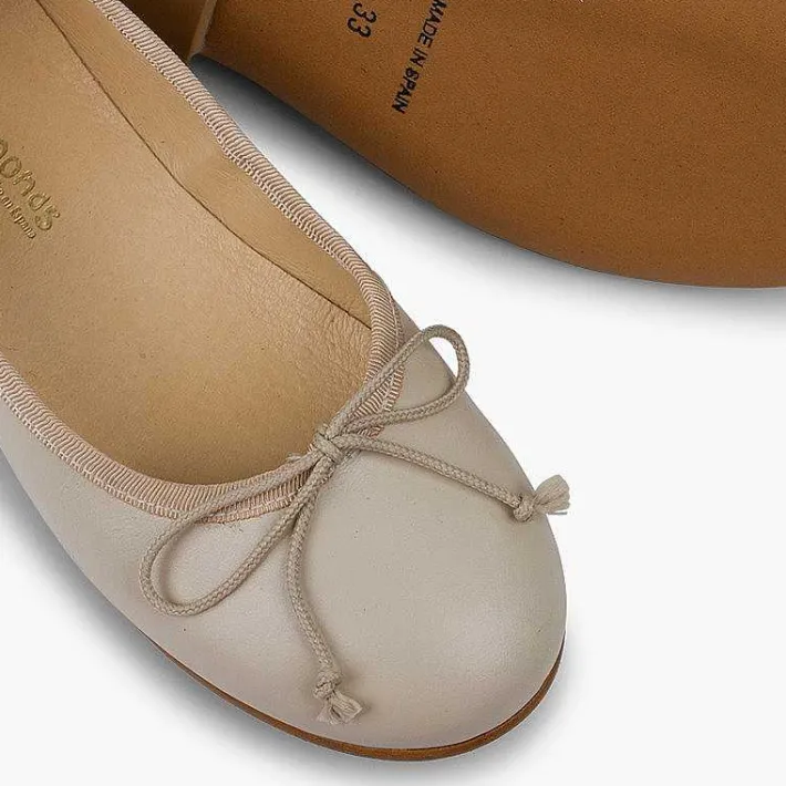 Zapatos Comunión<Pisamonas Bailarinas Niña Piel Manoletinas Comuniónes