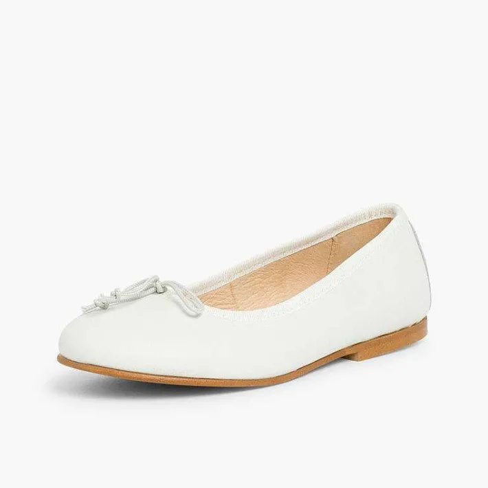 Zapatos Comunión<Pisamonas Bailarinas Niña Piel Manoletinas Comuniónes