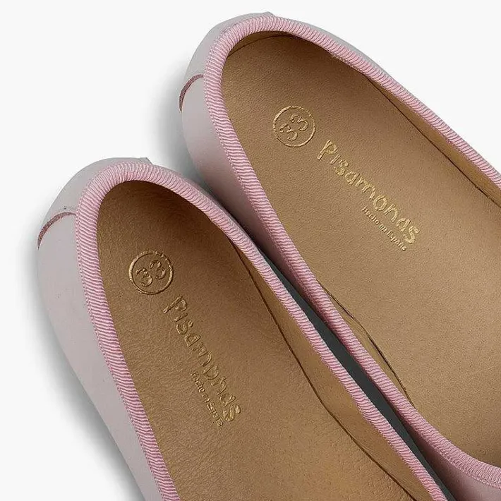 Zapatos Comunión<Pisamonas Bailarinas Niña Piel Manoletinas Comuniónes