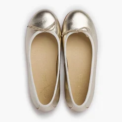 Zapatos Comunión<Pisamonas Bailarinas Niña Piel Manoletinas Comuniónes