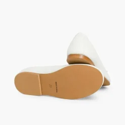 Zapatos Comunión<Pisamonas Bailarinas Niña Piel Manoletinas Comuniónes