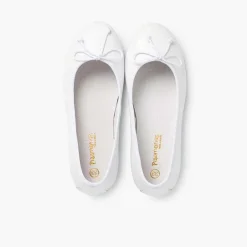 Zapatos Comunión<Pisamonas Bailarinas Niña Piel Manoletinas Comuniónes