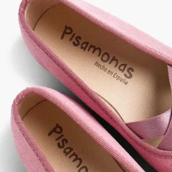 Bailarinas<Pisamonas Bailarinas Niña Serraje Cinta Cruzada Tipo Ballet