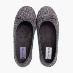 Bailarinas<Pisamonas Bailarinas Niña Tweed Con Lazo