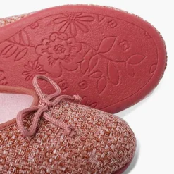 Bailarinas<Pisamonas Bailarinas Niña Tweed Con Lazo
