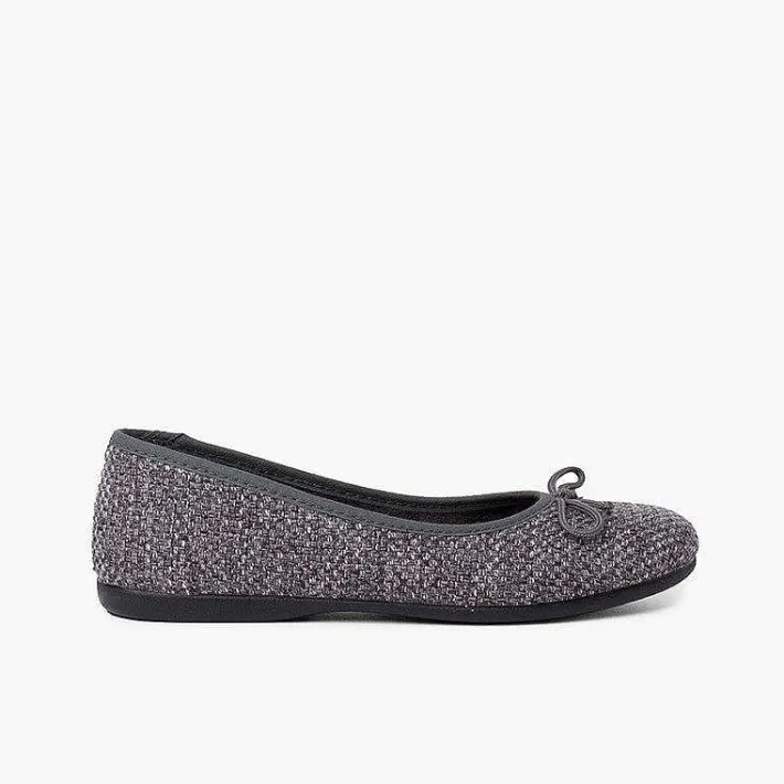 Bailarinas<Pisamonas Bailarinas Niña Tweed Con Lazo