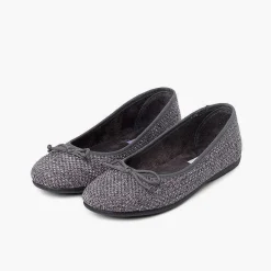 Bailarinas<Pisamonas Bailarinas Niña Tweed Con Lazo