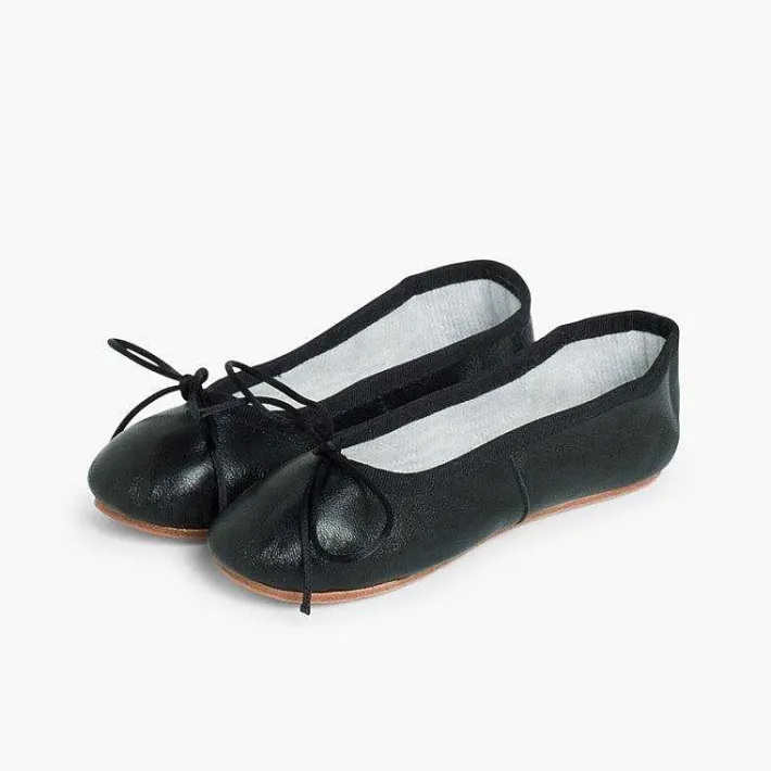 Bailarinas<Pisamonas Bailarinas Niña Y Mujer En Piel Y Suela Cuero