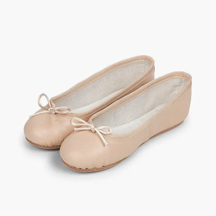 Bailarinas<Pisamonas Bailarinas Niña Y Mujer En Piel Y Suela Cuero