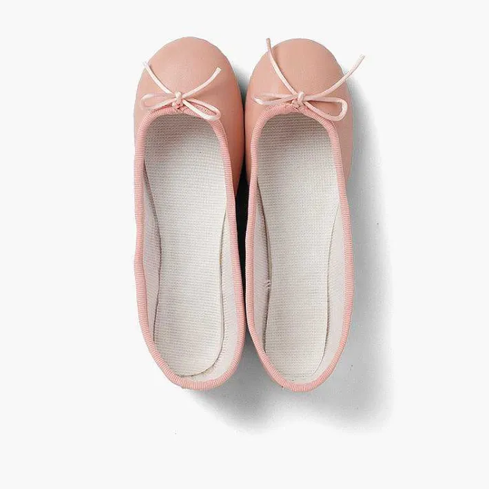 Bailarinas<Pisamonas Bailarinas Niña Y Mujer En Piel Y Suela Cuero