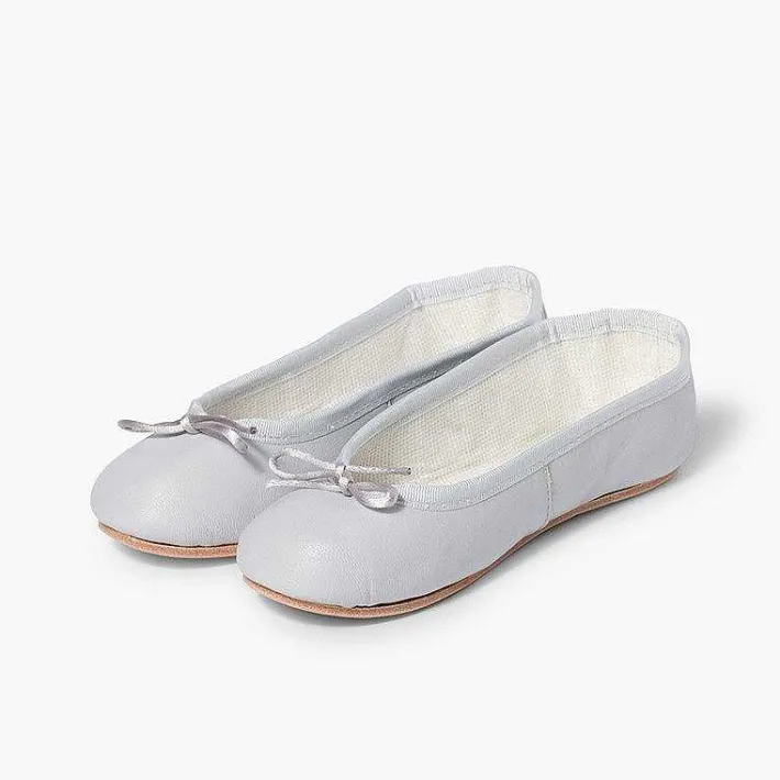 Bailarinas<Pisamonas Bailarinas Niña Y Mujer En Piel Y Suela Cuero