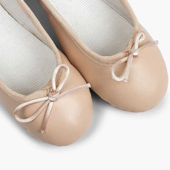 Bailarinas<Pisamonas Bailarinas Niña Y Mujer En Piel Y Suela Cuero