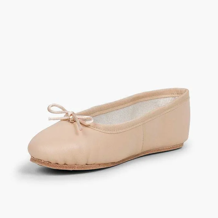 Bailarinas<Pisamonas Bailarinas Niña Y Mujer En Piel Y Suela Cuero