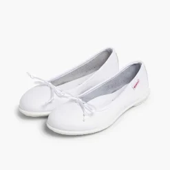 Bailarinas<Pisamonas Bailarinas Niñas Piel Lavable Manoletinas