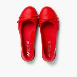 Bailarinas<Pisamonas Bailarinas Niñas Piel Lavable Manoletinas