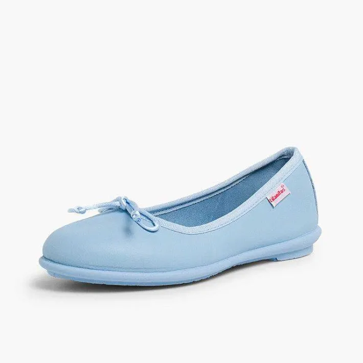 Bailarinas<Pisamonas Bailarinas Niñas Piel Lavable Manoletinas