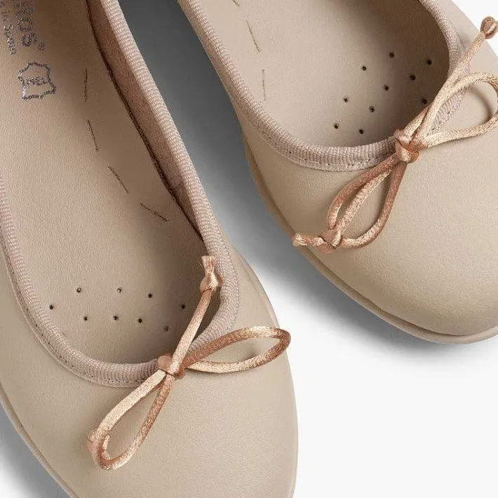 Bailarinas<Pisamonas Bailarinas Niñas Piel Lavable Manoletinas