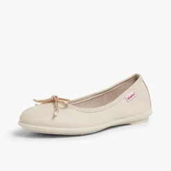 Bailarinas<Pisamonas Bailarinas Niñas Piel Lavable Manoletinas