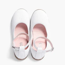 Zapatos Comunión<Pisamonas Bailarinas Piel Elastico Cierre Pulsera