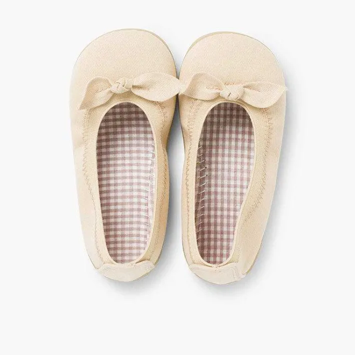 Bailarinas<Pisamonas Bailarinas Primeros Pasos Elastico Lona Lazo
