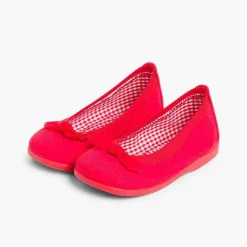Bailarinas<Pisamonas Bailarinas Primeros Pasos Elastico Lona Lazo