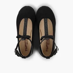 Merceditas Niña<Pisamonas Bailarinas Pulsera Con Tira De Purpurina