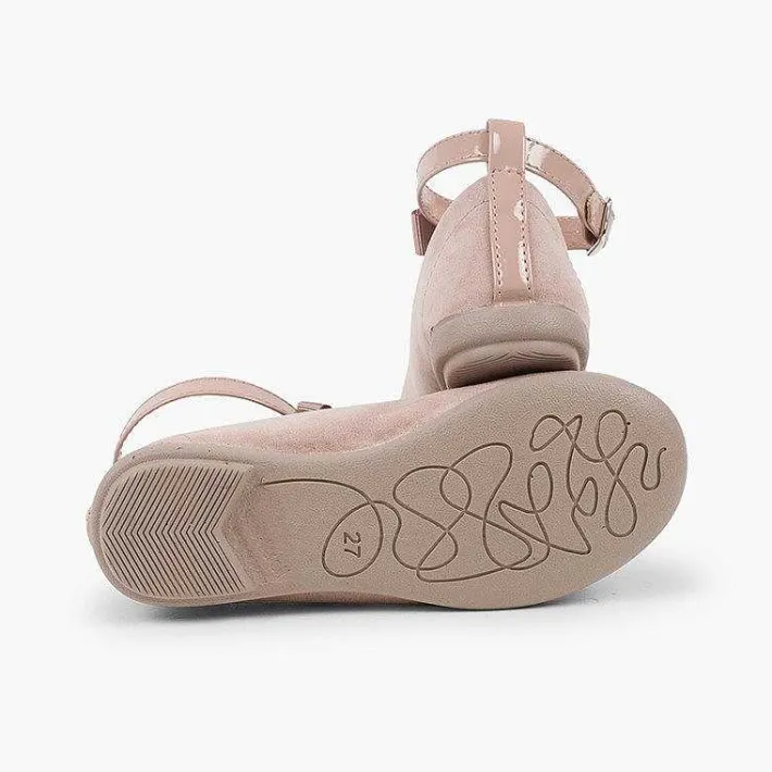 Merceditas Niña<Pisamonas Bailarinas Pulsera Con Tira De Purpurina