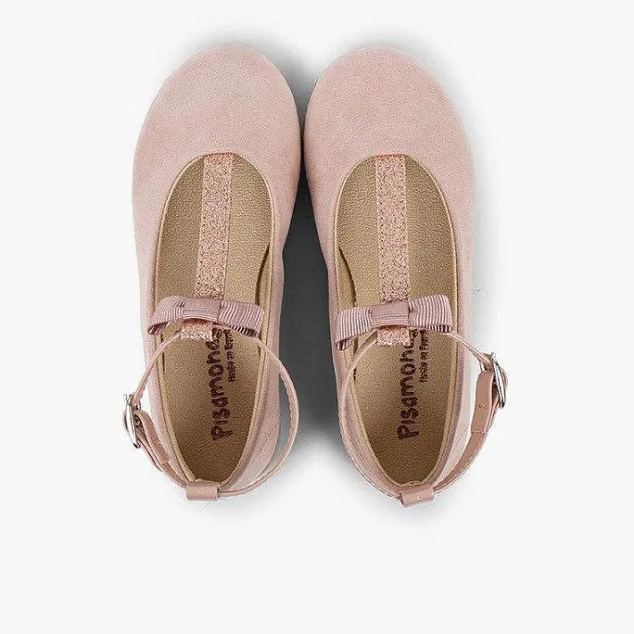 Merceditas Niña<Pisamonas Bailarinas Pulsera Con Tira De Purpurina