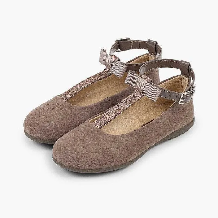 Merceditas Niña<Pisamonas Bailarinas Pulsera Con Tira De Purpurina