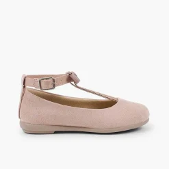 Merceditas Niña<Pisamonas Bailarinas Pulsera Con Tira De Purpurina