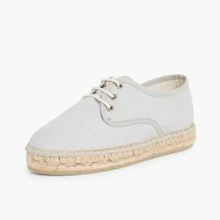 Zapatos Blucher<Pisamonas Blucher De Lona Con Base Alpargata