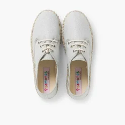 Zapatos Blucher<Pisamonas Blucher De Lona Con Base Alpargata