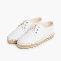 Zapatos Blucher<Pisamonas Blucher De Lona Con Base Alpargata