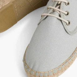 Zapatos Blucher<Pisamonas Blucher De Lona Con Base Alpargata
