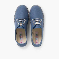 Zapatos Blucher<Pisamonas Blucher De Lona Con Base Alpargata