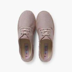 Zapatos Blucher<Pisamonas Blucher De Lona Con Base Alpargata