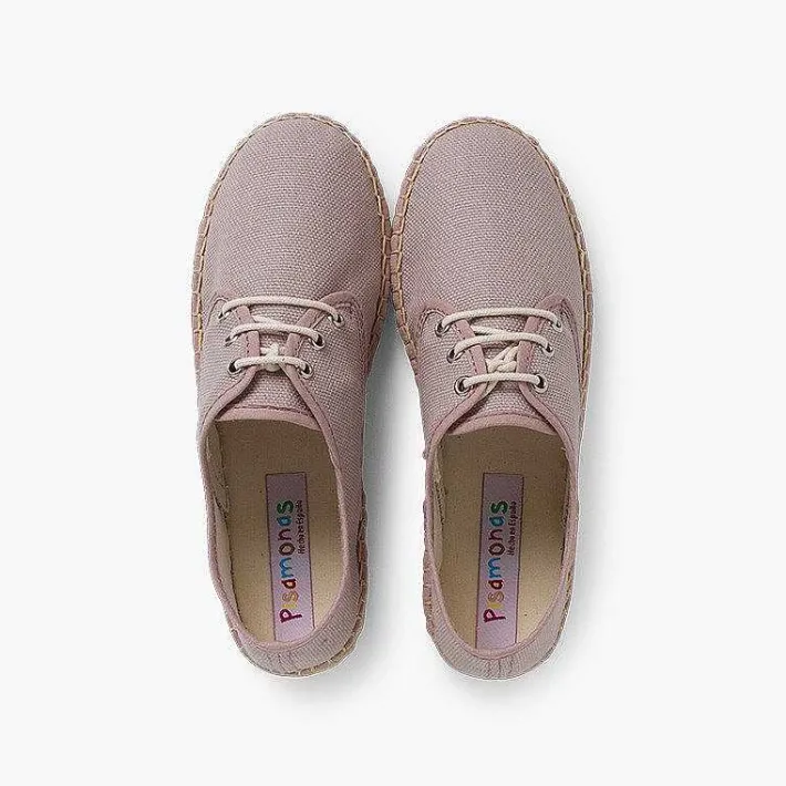 Zapatos Blucher<Pisamonas Blucher De Lona Con Base Alpargata